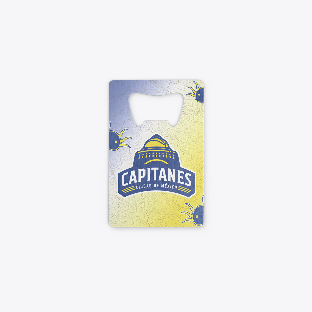 Destapador Rectangular Logo Capitanes
