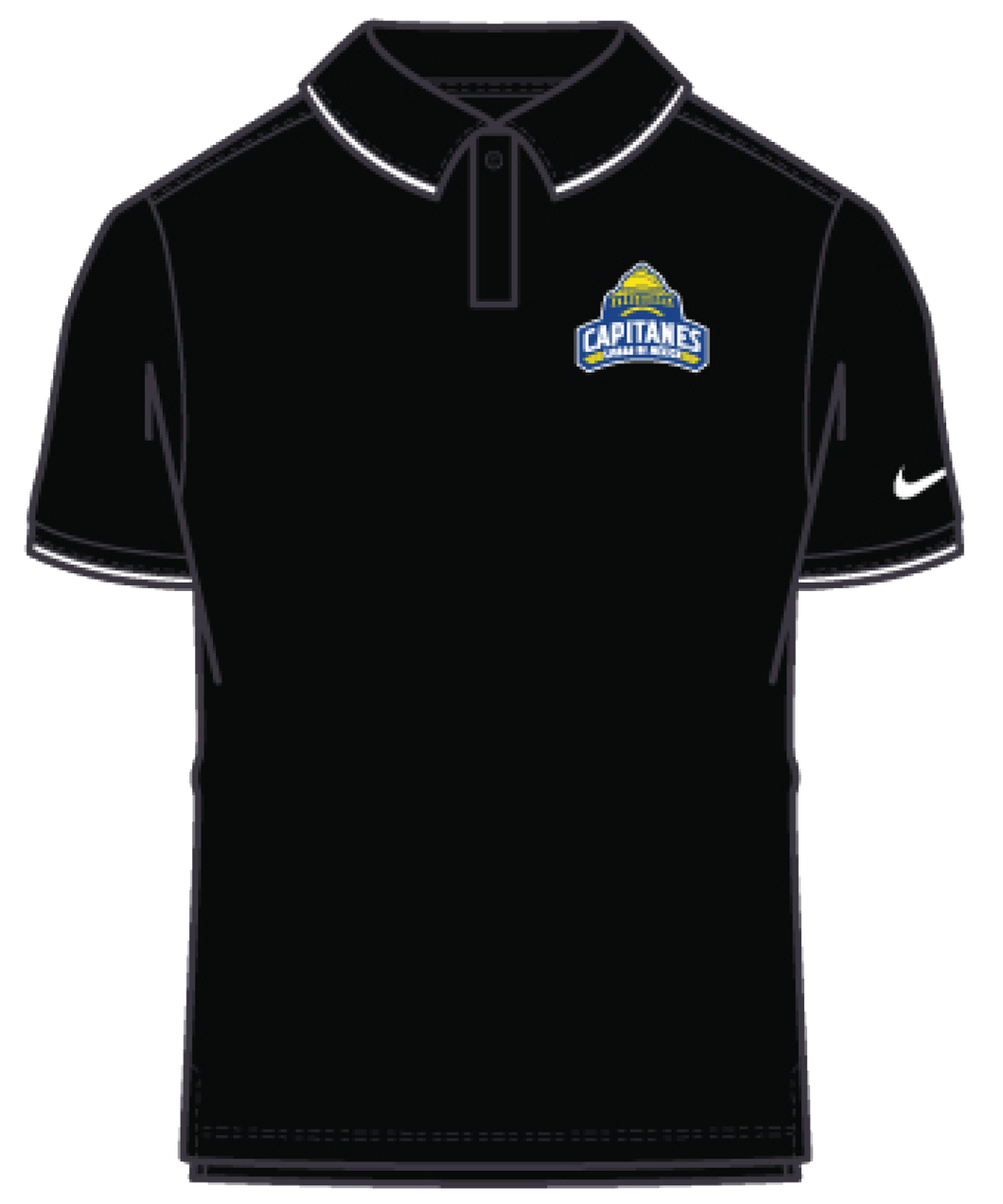 Men - UV Collegiate Polo Black