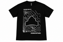 Cargar imagen en el visor de la galería, Playera Negra Monumento Topografia
