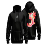 Hoodie dibujo Ajolote con Causa