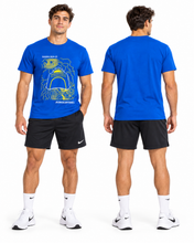 Cargar imagen en el visor de la galería, Playera niño Topografia azul
