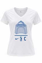 Cargar imagen en el visor de la galería, Woman Legend V-Neck Tee White
