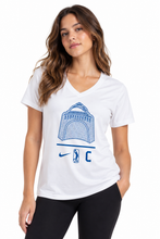 Cargar imagen en el visor de la galería, Woman Legend V-Neck Tee White
