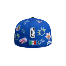 Cargar imagen en el visor de la galería, Capitanes de Ciudad de México NBA G League All Over Logo 59FIFTY Cerrada
