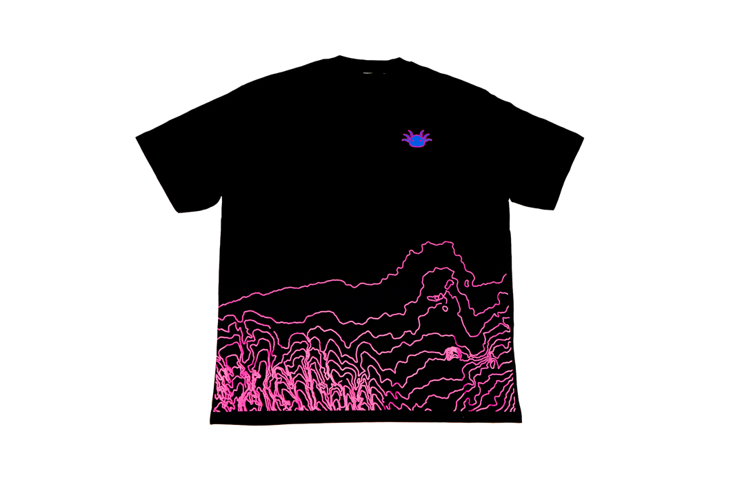 Playera Topografia Rosa
