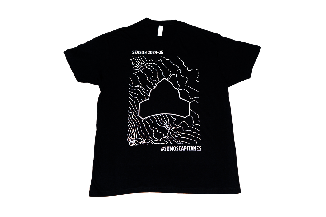 Playera Negra Monumento Topografia