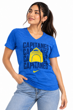 Cargar imagen en el visor de la galería, Women - Tri Blend mid V Tee RBlueHtr
