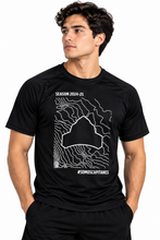 Cargar imagen en el visor de la galería, Playera Negra Monumento Topografia
