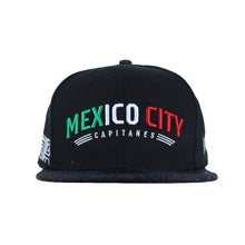 Cargar imagen en el visor de la galería, 9FIFTY - Gorra Negra Plana &quot;MEXICO CITY&quot;

